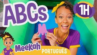 Meekah Aprende o Alfabeto! | MARATONA DA MEEKAH! | Moonbug Kids em Português