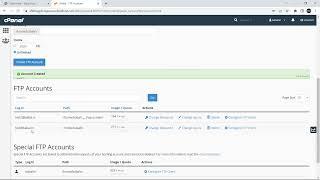 How to create FTP account in cPanel with access to only a select directory?