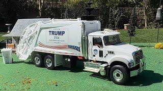 Replica Garbage Truck- Trump’s VIRAL “Dump Biden” Trash Truck In Action