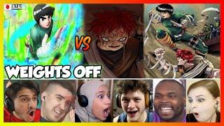 "Rock Lee vs Gaara" [Part 1/2] Naruto REACTION MASHUP