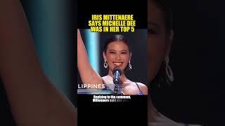 IRIS MITTENAERE SAYS MICHELLE DEE WAS IN HER TOP 5  #michelledee  #irismittenaere  #top5