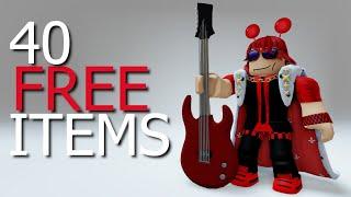 GET 40 ROBLOX FREE ITEMS  2023