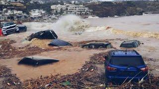 Disaster in Greece..!! Flood in Lemnos paralyze the entire island