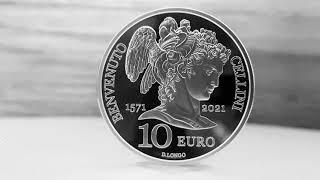 UFN: 10 euro argent Proof 450° Anniversario della Scomparsa di Benvenuto Cellini 2020 San Marino