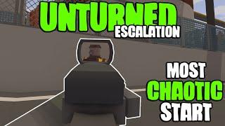 THE MOST CHAOTIC START IN UNTURNED - Unturned Escalation Survival Ep. 1