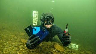 iPhones, Cash and a lot of Trash recovered from this popular river (Found the owner)