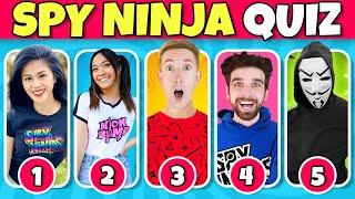 Spy Ninjas Quiz #3!  Chad Wild Clay, Vy Qwaint, Daniel, Regina, Melvin #spyninjas