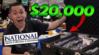 I Spent $20,000+ In The First Few HOURS Of The National Card Show 