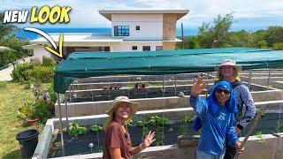 Building Home in the Philippines - Landscaping Drive Way, Locally Sourced & Planting Garden Beds