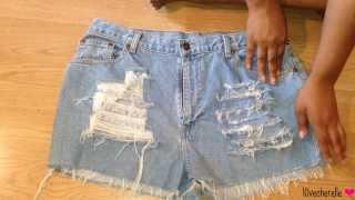 How to Distress Shorts (Denim)