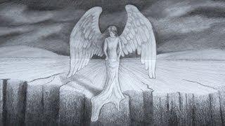 How to Draw an Angel in 3D - Optical Illusion