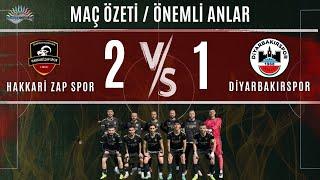 Hakkari Zapspor VS Diyarbakırspor MAÇ ÖZETİ [ 2025 © ] ÖNEMLİ ANLAR