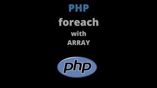 PHP foreach Loop with Array