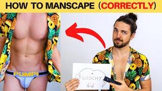 Total Body Manscaping Tutorial (Butt, Back, Chest, Legs, Pits & Pubes) | Trim vs. Shave