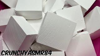 32 Fresh Plain White Chalk Crush | Oddly Satisfying | ASMR | Sleep Aid