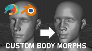 Daz Studio and Blender3D: How to Create Body Morphs Using Blender3D