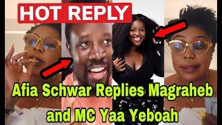 BREAKING: AFIA SCHWARZENEGGER REPLIES MC YAA YEBOAH AND MAGRAHEB OVER KOFI ADOMA