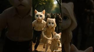 In the end, love was the only thing stronger than fear #kitten #cutecat #catlovers #shorts #ai
