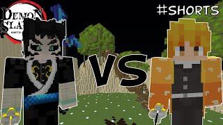 Zenitsu Vs Kaigaku - Minecraft Demon Slayer Mod #Shorts