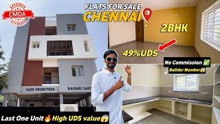 Ready to OccupyFlats for sale in Chennai AmbathurLast One UnitBuilder Number No Commission