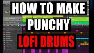 How make Lofi Drums | How to make Boombap Drums in Logic Pro