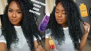 Kelsey's Drugstore Curly Hair Routine