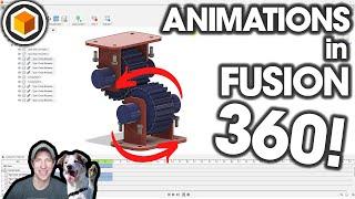 Getting Started with Fusion 360 Part 7 - Creating ANIMATIONS!