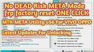 Frp Bypass Factory Reset / MTK Meta Utility v56 