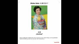 Mieko Sato - 佐藤美恵子 --- 米節 „Reisfest“