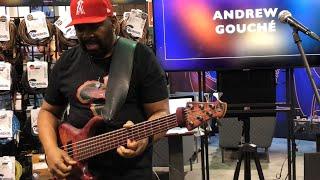 Andrew Gouche playing Jump Start at NAMM 2019. Cordial Cables