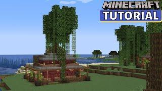 Minecraft Tutorial - How to Build a Mangrove Tree House #79