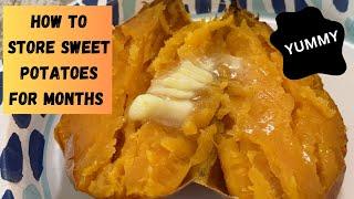 How to Store Sweet Potatoes for Months