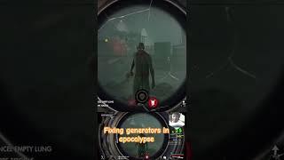 Zombie army 4 dead war fixing generator while under attack #shorts #gaming