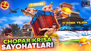 YANGI PUBG MOBILE PRIKOL / CHOPAR KRISA 1-QISM / O'ZBEK TILIDA