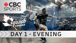 2025 Canadian Men's Squash Open: Day 1 - Evening | #CBCSports