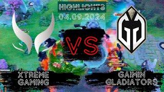 🟥ЭТО ТАКОЙ ЭКСПЕРИМЕНТ? | Xtreme Gaming vs Gaimin Gladiators TI 2024 | 04.09.2024