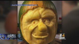 The Last Minute: Bridgewater Man Makes Masterpieces On Pumpkins