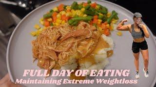 FULL DAY OF EATING- Keeping Off 140 lbs | Felicia Keathley