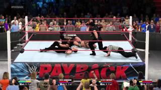 WWE 2K15 (PS4) Payback (Title Match) Randy Orton vs Roman Reings vs Seth Rollins vs Dean Ambrose #1