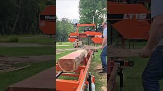 We honor our Fallen Heroes with Hope! Sawing Cedar to build a Hope Chest. Wood-Mizer LT15