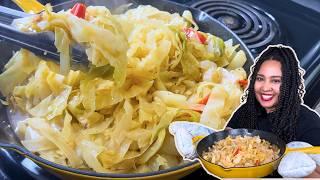 Soul Food Cabbage! Grandma's Beloved Recipe! Healthy Fried Cabbage Recipe