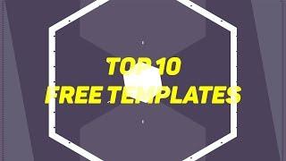 Awesome TOP 10 FREE INTRO TEMPLATES