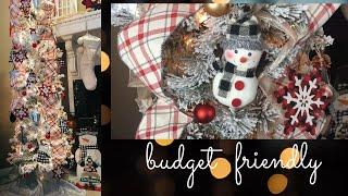 How to decorate a Christmas Tree Farmhouse Dollar General & Dollar Tree