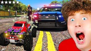 Robbing MEGA BANK With SMALLEST CAR In GTA 5 RP!