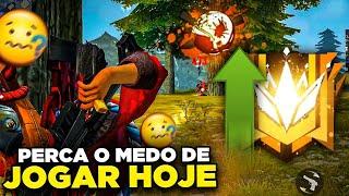 COMO PERDER O MEDO DE JOGAR RANQUEADA E RUSHAR - COMO PEGAR MESTRE NO FREE FIRE