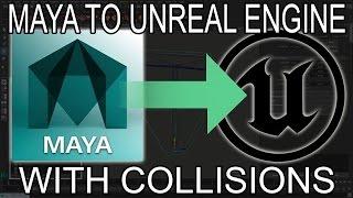 Exporting from Maya to Unreal Engine with collisions