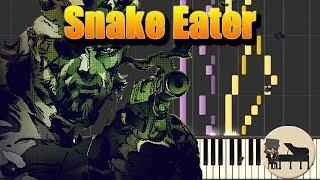 Snake Eater - Metal Gear Solid 3 [Piano Tutorial] (Synthesia) HD Cover