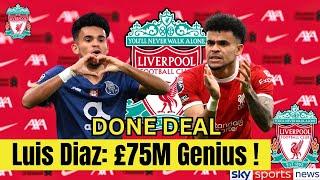 BREAKING NEWS TODAY:LUIS DIAZ PROVES LIVERPOOL'S £75M DEAL WAS A GENIUS MOVE!"#anfield