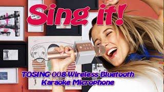 TOSING 008 Wireless Bluetooth Karaoke Microphone