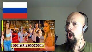 First Time Reacting To Nightlife Russia the City Walking Tour | Moscow Travel Guide | Russia Travel